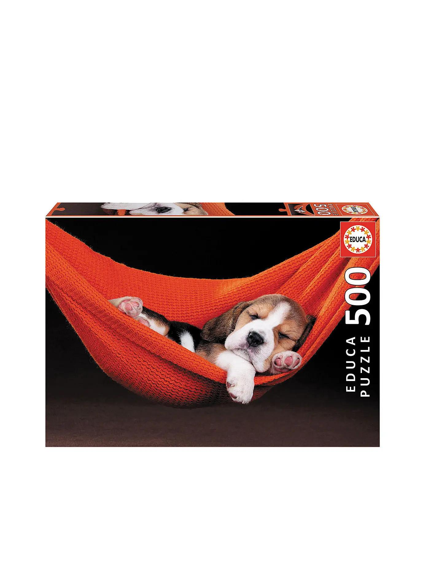 EDUCA | Hundewelpe Hängematte 500 Teile Puzzle | 